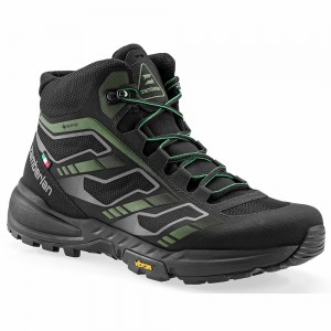 Zamberlan 219 Anabasis Mid Gtx Men Hiking Boots Dark Green | IBAC-18974