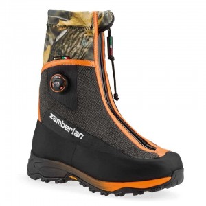 Zamberlan 3031 Polar Hunter Gtx Rr Wl Boa Men Hunting Boots Black / Orange | UPOR-65483